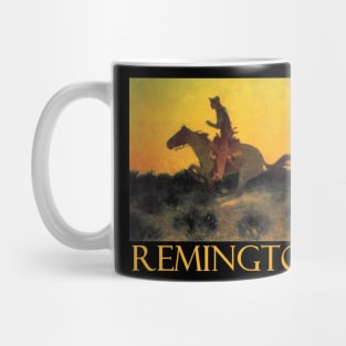 Against the Sunset (1906) by Frederic Remington Mug